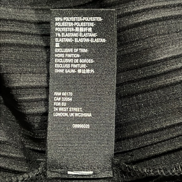 Free People Can’t Help It Mini Dress XS Black Oversized Flared Polyester Boho - Picture 11 of 12